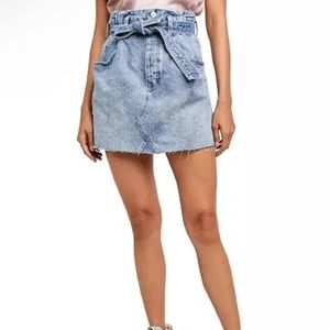 Free People- We the Free Denim Mini Skirt